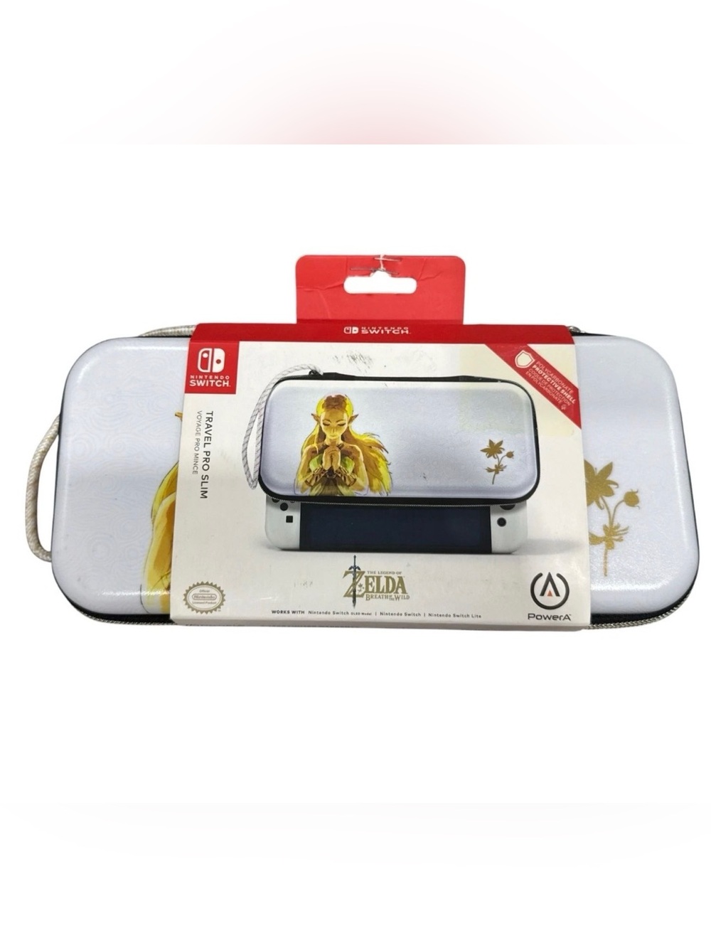 Nintendo Switch Travel Pro Slim Case Princess Zelda Design By PowerA